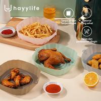 Gambar Hayylife Reusable Air Fryer Silicone Mat - Peralatan Dapur Alas Silikon Anti Lengket dan Tahan Minyak Dapat Dipakai Ulang HL-ABA810 - Cokelat dari hayylife undefined 1 Tokopedia