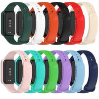Gambar Silicone Strap Tali Jam Silikon Rubber for Xiaomi Redmi Smart Band 2 / Mi Band 8 ACTIVE (Silicon Karet Smartband) - PINK dari hop market undefined 4 Tokopedia