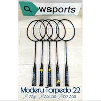 Gambar Raket Badminton Moderu Torpedo 22 Original - black/purple, Raket+Senar dari wsports undefined 1 Tokopedia