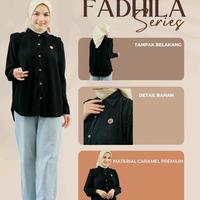 Gambar atasan blouse plisket premium wanita-fadhila series.207 Baju Casual Nyaman Muslim Wanita - hitam, all size dari Al fatih08 undefined 3 Tokopedia