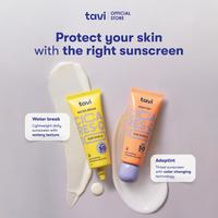 Gambar [Creator Picks] TAVI CICA RES-Q10 AdapTint Sun Shield 40 ml / TAVI CICA RES-Q10 Water Break Sun Shield 40 ml - Sunscreen Tabir Surya SPF 50 PA++++ - Skin Tint - Pore Blurring - Menyamarkan Bekas Jerawat - Oily Skin - Tone up - Water Break dari Tavi undefined 1 Tokopedia