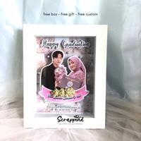 Gambar Kado Wisuda Custom Hadiah Graduation Gift Pop Up Frame Kaca - Pop Up Frame dari Kado Unik Malang undefined 4 Tokopedia