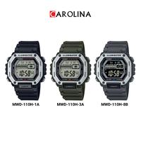 Gambar Jam Tangan Pria  Casio  General MWD-110H-3A Illuminator Digital Dial Green Resin Band Quartz - MWD-110H-3A, Standar dari Carolina Watch undefined 3 Tokopedia