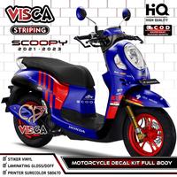 Gambar Decal Scoopy 2021 Full Body - Stiker Scoopy 2022 Fullbody - Dekal Scoopy 2023 - Striping Variasi Scoopy New 2021 Desain Gresini - BIRU, TANPA LAMINASI dari Nichola sticker undefined 2 Tokopedia