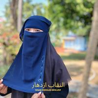 Gambar Cadar Niqab niqab Bandana Valen/ Niqab Bandana 2 Layer hias permata cantik/Cadar Bandana Flap Ceruty Panjang Siffon Arab/Niqab 2 Layer Permata 29 Warna Hitam Nyaman Lembut - hitam siffon jetblack dari niqab izdihaar ekslusif undefined 2 Tokopedia