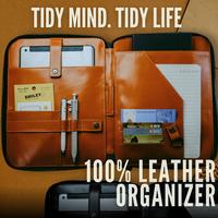 Gambar Wilona Leather- Renzo Organizer Tas ipad Tablet Kulit Sapi Asli Liner Organizer Aksesori Genggam untuk Perjalanan Kantor Bisnis Tas Penyimpanan Genggam Ringan Anti Air Awet - Hitam dari Reven Alona Jakarta undefined 1 Tokopedia