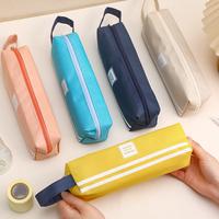 Gambar Kotak Pensil Dan Stationery Dual Zipper Dompet Pensil Tempat Alat Tulis Perlengkapan Sekolah - Kuning dari Werder Office Supplies undefined 1 Tokopedia