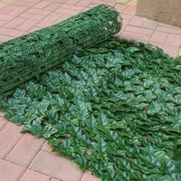 Gambar TANAMAN RAMBAT PAGAR 1 x 1 METER DAUN RAMBAT PLASTIK DINDING PLAFON DEKORASI RUMAH CAFE KANTOR B8359 - iyy hijau tua dari TOKO.AB undefined 3 Tokopedia