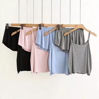 Gambar C06 Set Baju Tidur Wanita Piyama Tanktop dan Celana Piyama Wanita 3051 - BLACK, L dari Celyne Shop_NEW undefined 1 Tokopedia