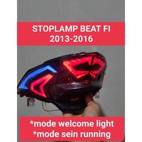 Gambar Stoplamp beat fi f1 2013-2015 custom light lazy welcome pnp Motorcycle - Mika smooke dari Racing modifikasi undefined 3 Tokopedia