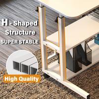 Gambar [AK]Meja Laptop Lipat Adjustable dengan Roda Meja Laptop Roda Meja Kerja Adjustable Meja Belajar Portable  Tinggi Adjustable Kerja Belajar Minimalis   Portable Kerja Belajar Multifungsi Furniture Roda Kayu tinggi bisa diatur meja komputer meja & desk - 2L Putih 60_40_70-90 dari AKEA.MALl.id undefined 5 Tokopedia
