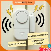 Gambar Alarm Rumah Mini Anti Maling Serbaguna Sensor Magnet Yang Bisa Berbunyi Keras Bisa Di Pasang Di Sudut Rumah Pintu Jendela Dll baterai dari Queen Bee.co.id undefined 1 Tokopedia