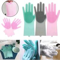 Gambar Sarung Tangan Cuci Piring Silikon Glove / Rubber Gloves / Sarung Tangan Latex Karet Gerigi / Sarung Tangan Wastafel Cleaning dari Ana collection23 undefined 1 Tokopedia