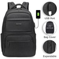 Gambar Navy Club Tas Ransel Laptop Expandable EJE - Backpack Daypack USB Port Tas Pria Wanita Free Bag Cover - Biru dari Navy Club undefined 1 Tokopedia
