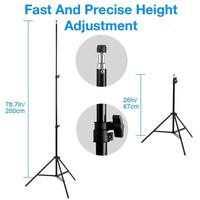 Gambar [COD] Set Perlengkapan Fotografi Portrait Foto Studio Day LightningKit with Backdrop Lengkap Garansi 1 Tahun - No Color dari Jokisealindo undefined 4 Tokopedia