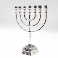 Gambar Menorah Israel Yahudi Kaki Dian Pelita Tujuh Cabang Hanukkah Souvenir Israel Profetik Hiasan Meja Warna Silver dari Prophetic77 undefined 2 Tokopedia