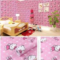 Gambar Wallpaper Sticker Dinding Karakter Hello Kitty Pita Pink Dekorasi Dinding Kamar Anak Kekinian Terbaru Modern Kertas dari LILY WALLPAPER undefined 5 Tokopedia