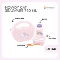 Gambar Technoplast Howdy Cats School Box Set Tempat Makan & Minum - Tosca dari Merauke Online undefined 2 Tokopedia
