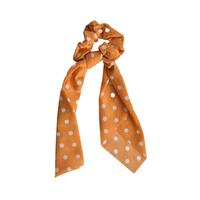 Gambar ATARU IKAT RAMBUT SCRUNCHY PONYTAIL POLKADOT - KUNING dari AZKO ID undefined 4 Tokopedia