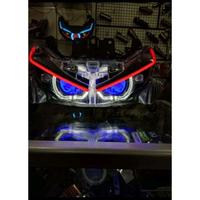 Gambar LAMPU DEPAN BILED AEROX OLD PAKET LENGKAP SUPER TERANG - TIPE 1, VINYX dari MJY MOTOR undefined 4 Tokopedia