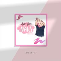 Gambar Hiasan Pajangan Dinding Walldecor Kuku Nail Art Eyelash Dekorasi Salon Kecantikan Kamar Cewek - WALL NAIL 2 dari ALATSULAMALISKOREA undefined 3 Tokopedia