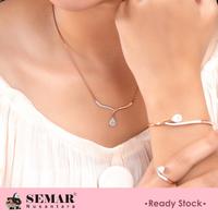 Gambar Kalung Emas Illuminae Rainshine Necklace Collection Rose White Gold 17K Semar Nusantara dari Semar Nusantara undefined 3 Tokopedia