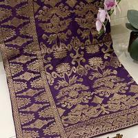 Gambar KAMEN BORDIR SONGKET BALI | KAMEN LEMBARAN - Cendana ungu dari kebayamodern.ind undefined 5 Tokopedia