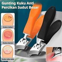 Gambar Clipper Nail Gunting Kuku Stainless Anti Slip Sudut Miring Alat Cantengan Kuku Jempol manicure pedicure Anti-Percikan dari mallyaxi undefined 1 Tokopedia