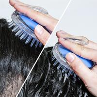 Gambar BISA COD Sikat H6446 Keramas Sisir Pijit Silikon H6446 untuk Membersihkan Rambut dan Tubuh saat Mandi - Shower Brush Karet Plastik - Biru dari Pusat Grosir indonesia undefined 3 Tokopedia