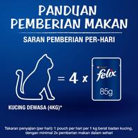 Gambar FELIX Makanan Kucing Basah 85 gr x 24pcs - Kitten Tuna dari Purina Indonesia undefined 5 Tokopedia