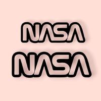 Gambar Stiker cutting logo timbul nasa Car - hitam dari NJ Stiker custom25 undefined 5 Tokopedia