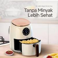 Gambar OXONE Digital Mini Air Fryer OX-198D 2.4 Liter | Penggorengan OX198D - White Ivory dari Ready2Go.ID undefined 2 Tokopedia
