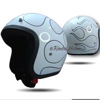 Gambar Helm Dewasa  Retro Api SNI - Api Trans List Hitam, +pet Acrilic Clear dari Rindu Helm Store undefined 3 Tokopedia