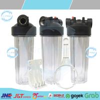 Gambar HOUSING FILTER AIR CLEAR DAN BLUE DOUBLE ORING 10 INCH DRAT KUNINGAN 3/4 INCH - DOBLUE dari Gofilter undefined 1 Tokopedia
