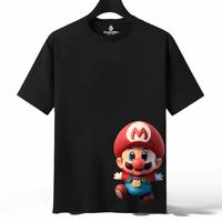Gambar Kaos anak Mario Usia 1-10 tahun Sablon Mario Bros Series - Mario 1, S (est 1-3 tahun) dari Cupcip_NEW undefined 3 Tokopedia
