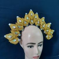 Gambar Mahkota Tari Bugis/Mahkota Murah - gold dari PANDAWA AKSESORIS TASIK undefined 3 Tokopedia