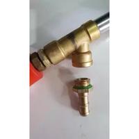 Gambar Spray Gun 20cm Power Sprayer Stik Stick Cuci Steam + Nepel Kuningan dari 3 Serangkai Teknik undefined 2 Tokopedia