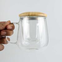 Gambar One Two Cups Gelas Cangkir Teh Tea Cup Mug with Infuser Filter - C225 - 420 ML dari One Two Cups Official Store undefined 3 Tokopedia