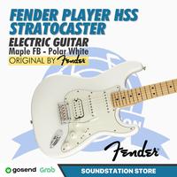 Gambar Fender Player HSS Stratocaster Electric Guitar Maple FB Original - Polar White dari SoundStation Store undefined 2 Tokopedia