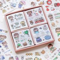 Gambar [MILOLI] 100lembar SET Sticker SOFT SERIES Sticker PET DIY Scrapbook Stiker Hias Lucu in Box - B0254 - SET PINK BOMM, MLL dari MILOLI_NEW undefined 2 Tokopedia