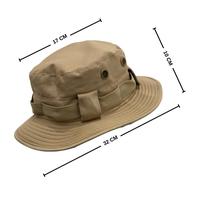 Gambar Topi Rimba Unisex Ventilasi Samping Jungle Hat Hiking Camping Outdoor - Khaki, 7 dari Topi16 undefined 5 Tokopedia