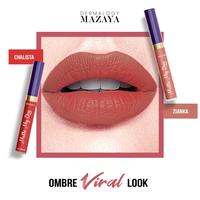 Gambar [Ombre Viral] Mazaya Matte My Day Lip Cream - Chalista & Zianka dari Dermastory.store undefined 1 Tokopedia