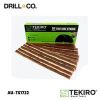 Gambar TEKIRO AU-TS1722 Refill Isi Karet Cacing Tambal Ban Tubles Per Lembar Car dari Drill&Co undefined 1 Tokopedia