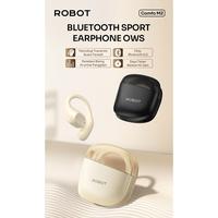 Gambar ROBOT True Wireless Open Ear Headphone Earphone Sport Running PlayTime 40 Hours Headset Bluetooth 6.0  Adjustable Ear Hooks Powerful Sound COMFO M2 Original - Garansi 1 Tahun - White dari Justin Jaya Store_NEW undefined 2 Tokopedia