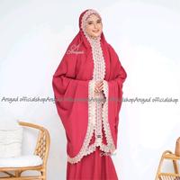 Gambar mukena dewasa jumbo katun adem premium renda mewah  kekinian fahira Mukenah - navy dari Arsyad galeri_NEW undefined 2 Tokopedia