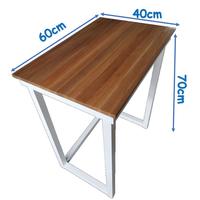 Gambar Meja Permanen 60x40 Tinggi 70 Full Kayu Solid - Putih, Tinggi 70 cm dari Lukito Ecowood undefined 1 Tokopedia