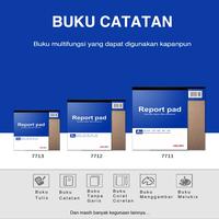 Gambar Deli Report Pad / Buku Memo A5/A6 Sampul Biru 70 Lembar 7712 7713 Kertas Paper - A5 dari Deli.Indonesia undefined 3 Tokopedia