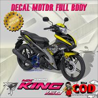 Gambar STICKER MOTOR DECAL STICKER STRIPING FULL BODY YAMAHA JUPITER MX KING 150 OLD SUN AND MOON Motorcycle - KUNING, GLOSSY dari NAGA STICKER STORE undefined 1 Tokopedia