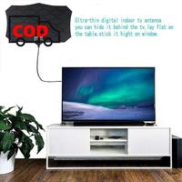 Gambar Antena TV Digital DVB-T2 dengan Amplifier Penguat Sinyal Cocok Set Top Box STB Super Jernih Indoor Antenna Penangkap Siaran High Gain 25dB - Hitam dari GadgetUnik_NEW undefined 5 Tokopedia