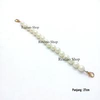 Gambar TALI TAS MUTIARA PENDEK - 27cm - AKSESORIS TAS WANITA - IMPORT dari Realino Shop_NEW undefined 2 Tokopedia